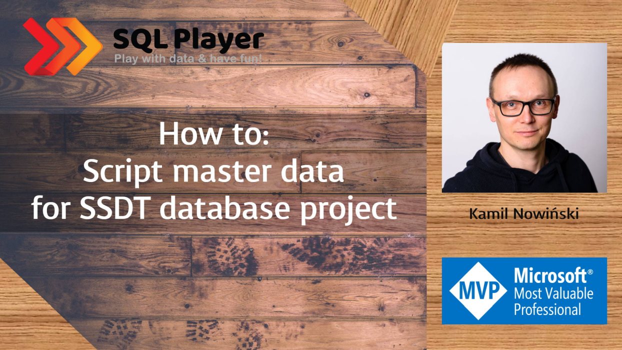 SSDT: Scripting static data from SQL Server (video)